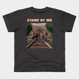 Stand by Me Illustration by burrotees / Axel Rosito Kids T-Shirt